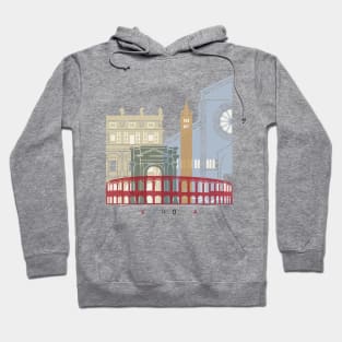 Verona skyline poster Hoodie